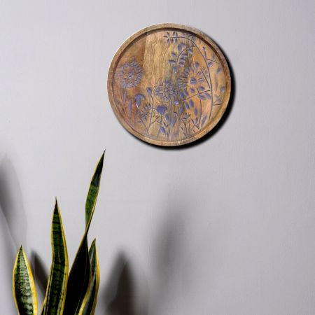 Peaceful Lavender Wall Plate Set of 6